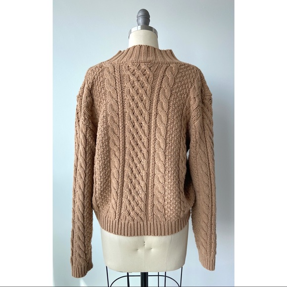 Mendocino - 496 - Tan Knitted Sweater - Picture 3 of 6